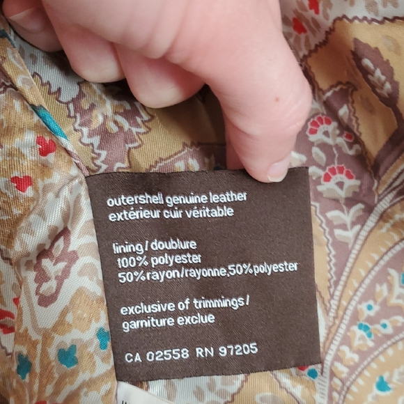 Danier Vintage Chestnut Brown Suede Blazer Country Feminine Jacket Sz 2XL - Picture 10 of 15